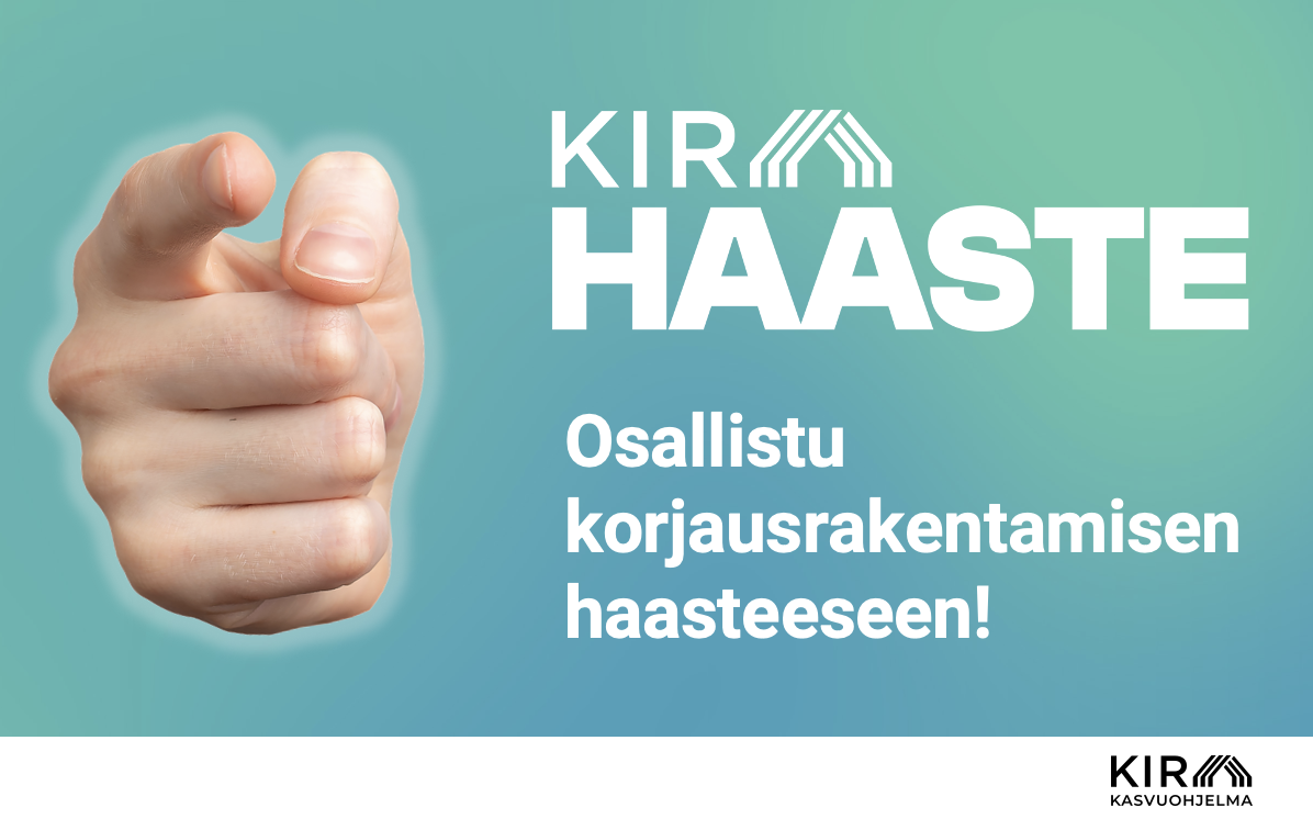 Infowebinaari: Tule mukaan haastekilpailuun uudistamaan korjausrakentamista!