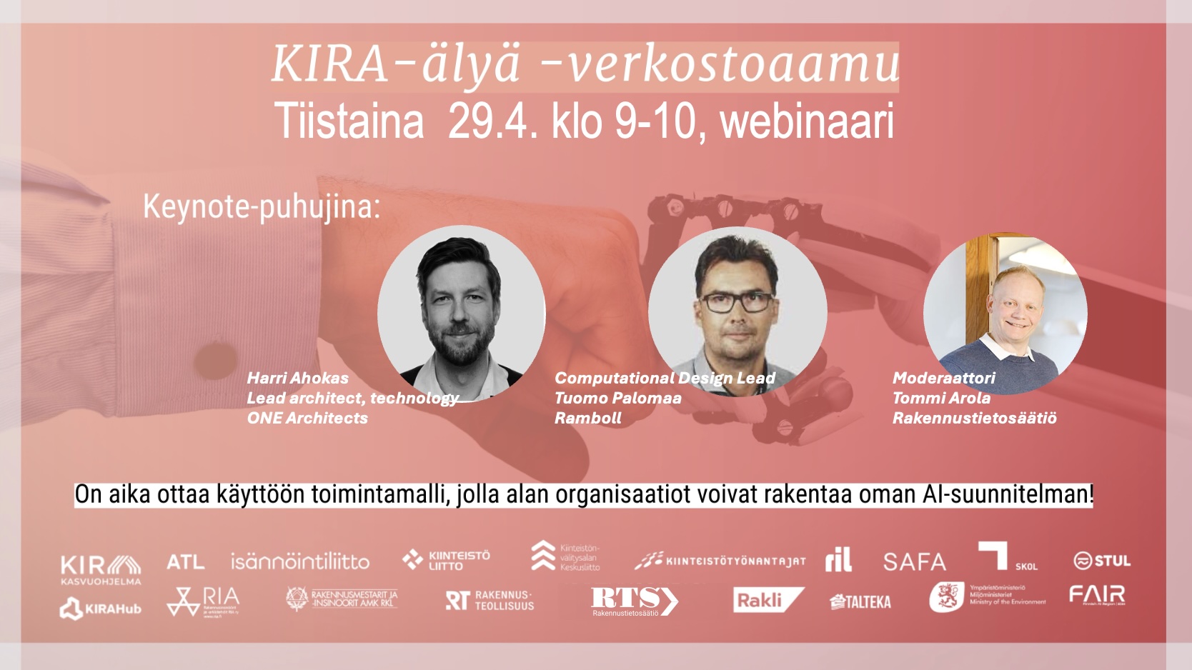 KIRA-älyä: kokemuksia & vertaistukea – Tervetuloa verkostoaamuihin!