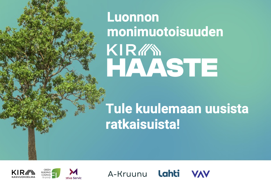 Luonnon monimuotoisuuden KIRA-haasteen ratkaisut